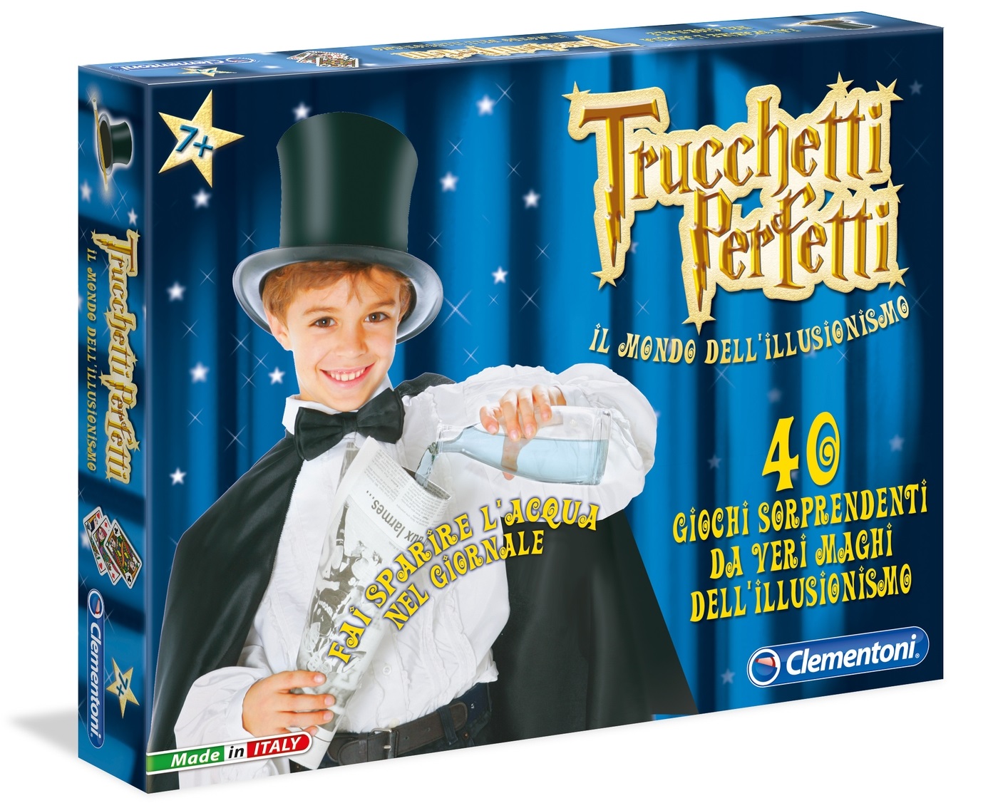 Clementoni 11558 Trucchetti Perfetti - Gioco di Magia con 40 Trucchi per Aspiranti Maghi