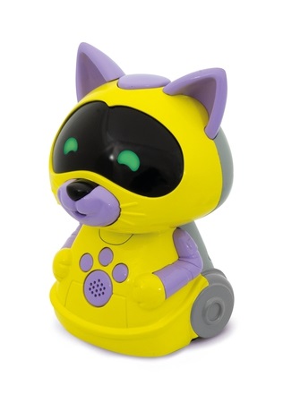Clementoni Cat Bit - Robot Educativo Interattivo Multicolore con App per il Coding, adatto a bambini da 4 anni