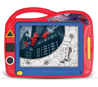 Clementoni Lavagna Magnetica Spiderman Multicolore con Stampini Geometrici