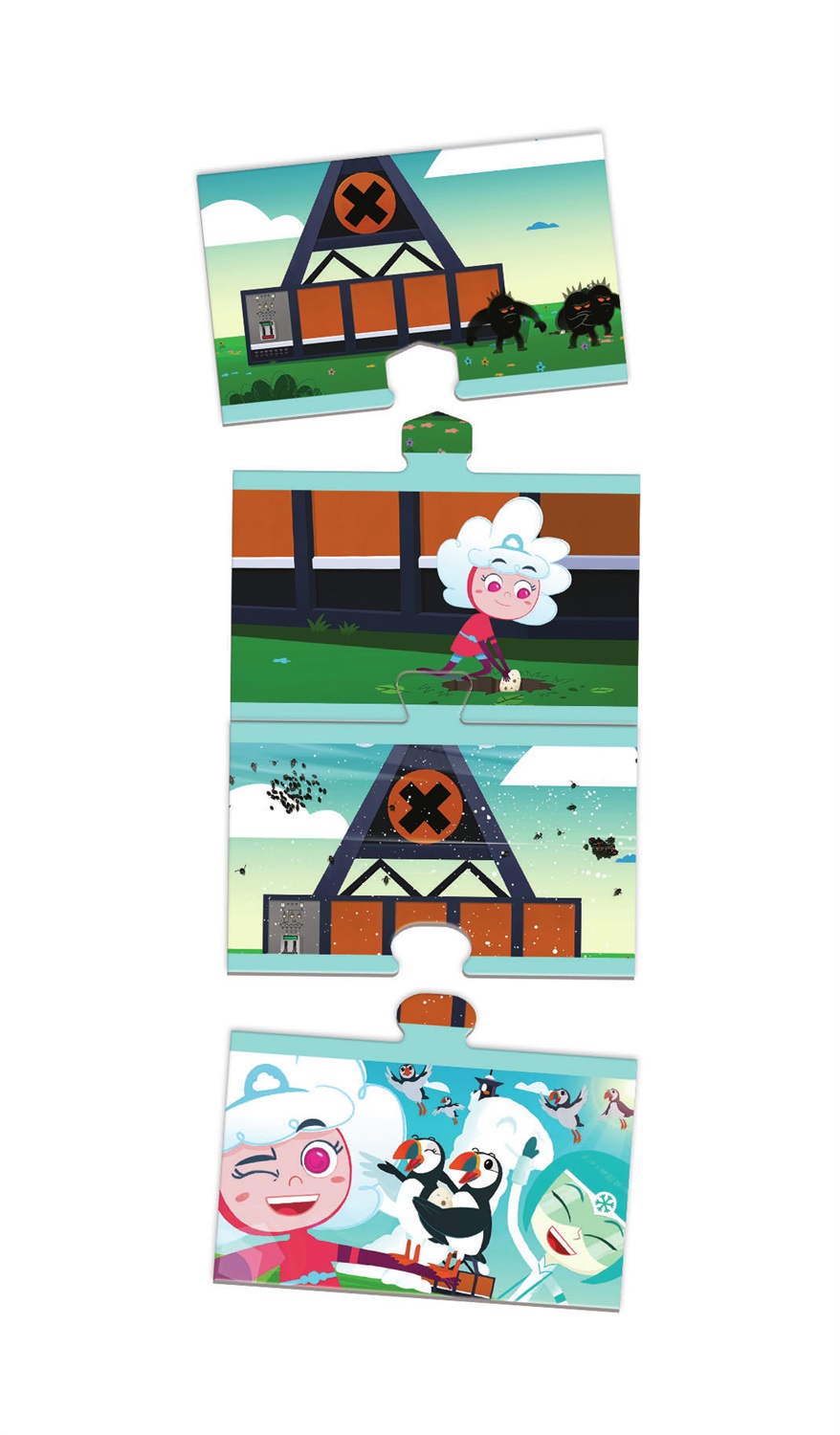 Clementoni Meteo Heroes - Salviamo il Pianeta, Gioco da Tavolo Educativo per Bambini 4 Anni, Gioco di Logica Cooperativo con Flashcards, Prodotto Riciclato Made in Italy