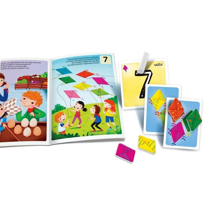 Clementoni Sapientino Gioca con i Numeri - Gioco educativo per imparare a contare fino a 10, per bambini di 4 anni, materiali 100% riciclati, Made in Italy
