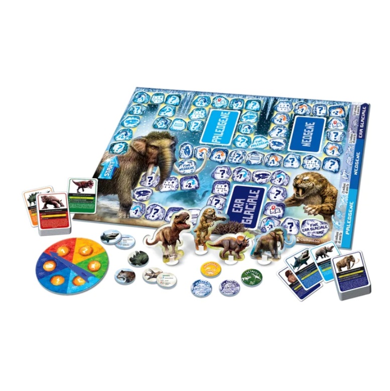 Clementoni Sapientino Preistoria - Gioco Educativo Dinosauri per Bambini da 6 a 10 Anni, Made in Italy, Multicolore