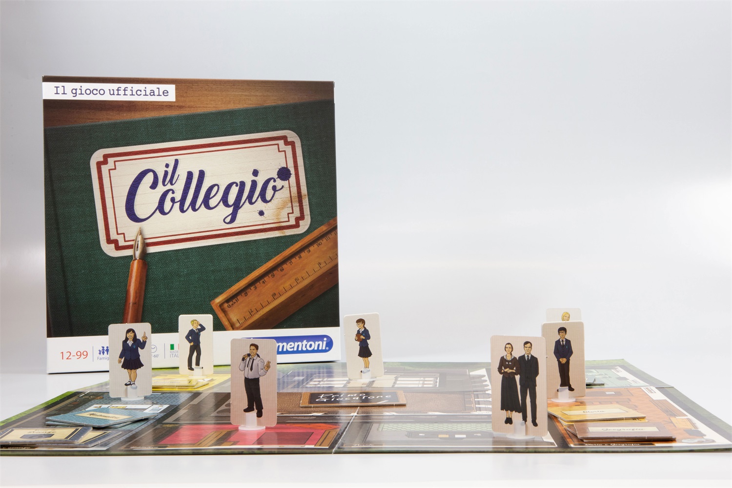 Clementoni Il Collegio - Gioco da Tavolo Ispirato agli Anni Sessanta per 2-6 Giocatori, Età 6-99 Anni