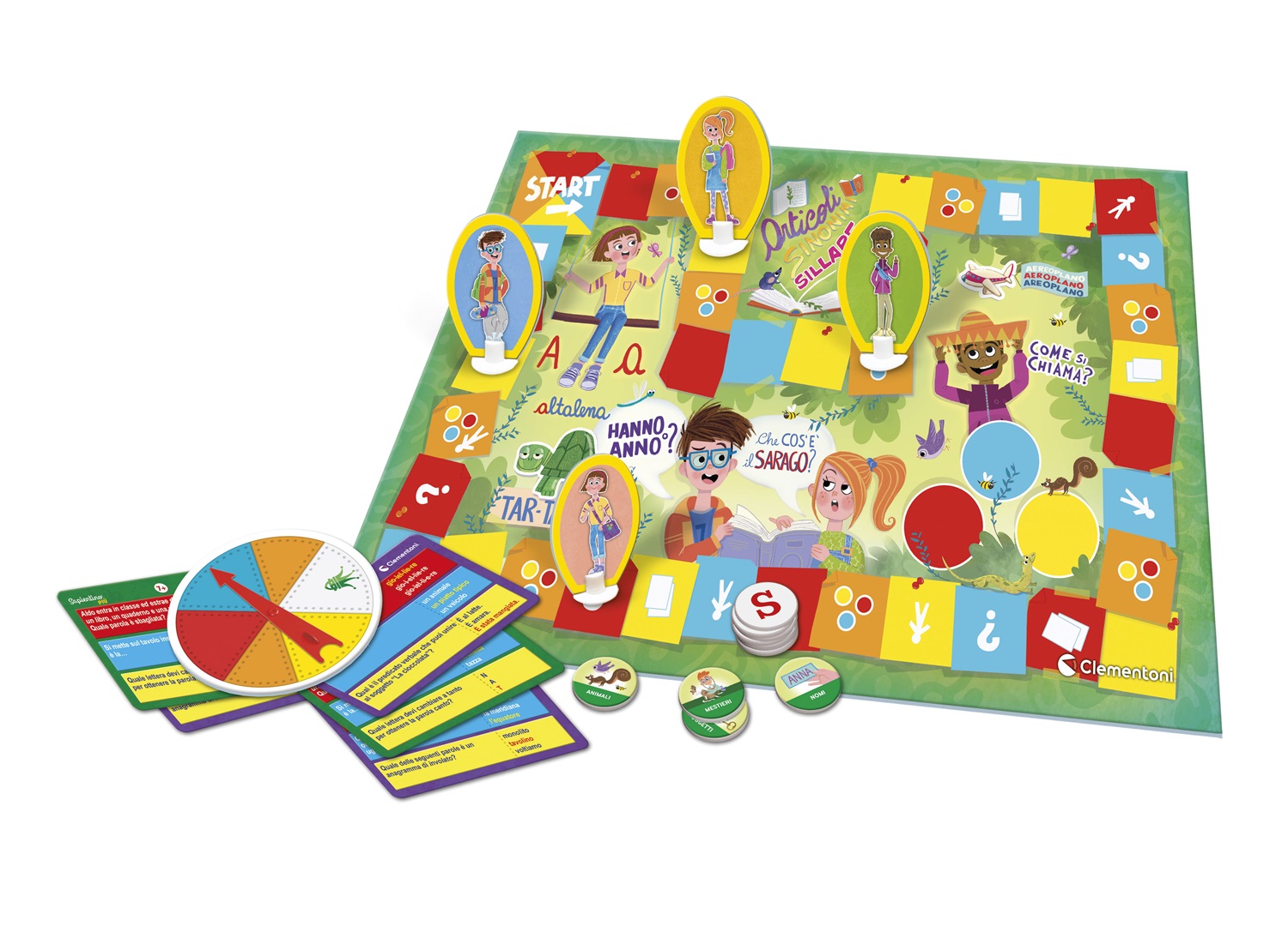 Clementoni Sapientino Più - Parole e Vocabolario - Gioco Educativo per Sviluppare Lessico, 6 Anni, Made in Italy