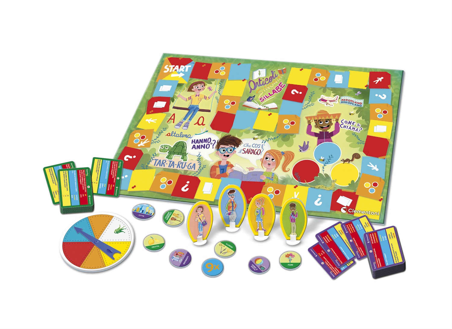 Clementoni Sapientino Più - Parole e Vocabolario - Gioco Educativo per Sviluppare Lessico, 6 Anni, Made in Italy