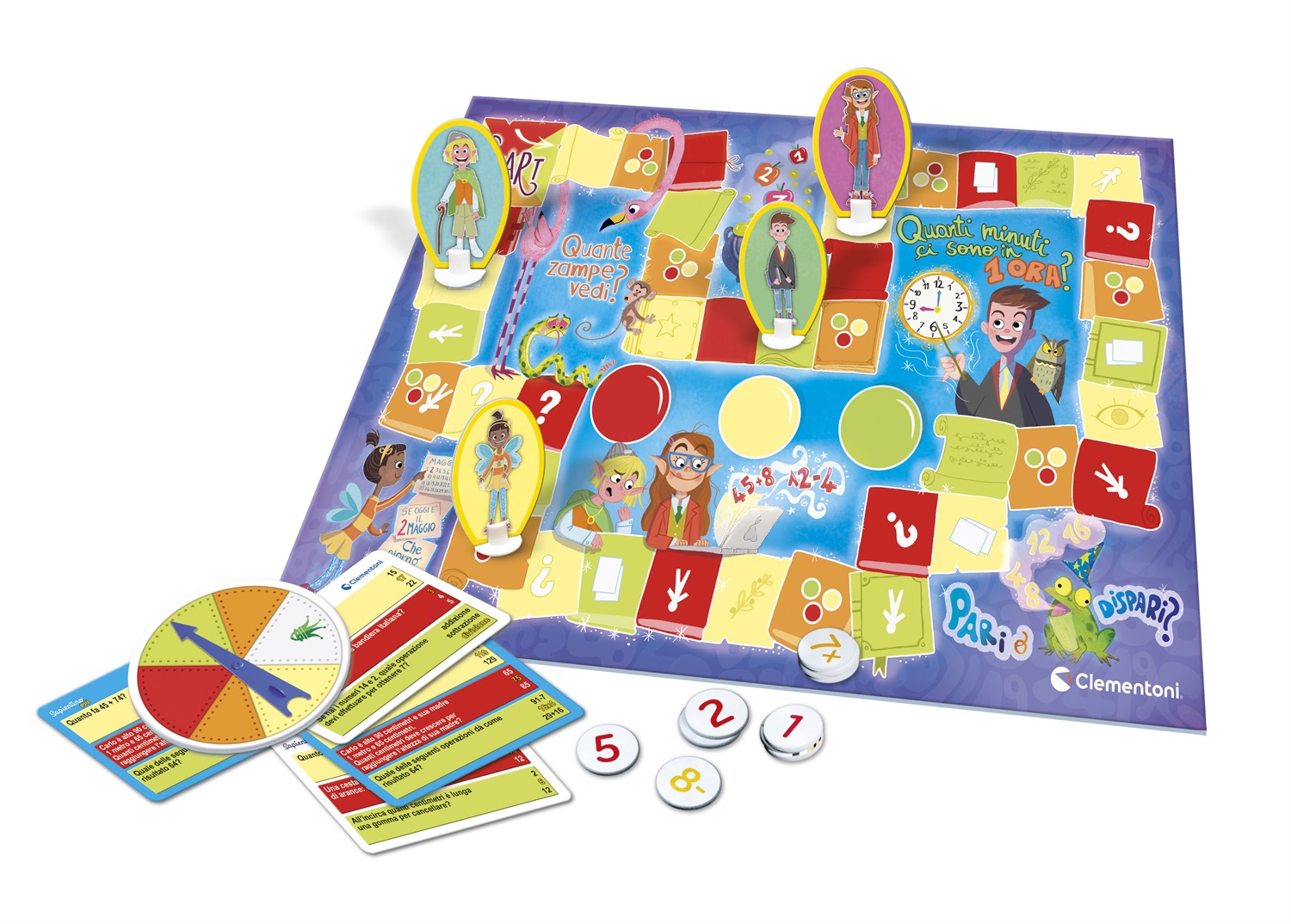 Clementoni Sapientino Più Operazioni e Tabelline - Gioco Educativo per Bambini dai 6 Anni, Aritmetica Divertente, Made in Italy