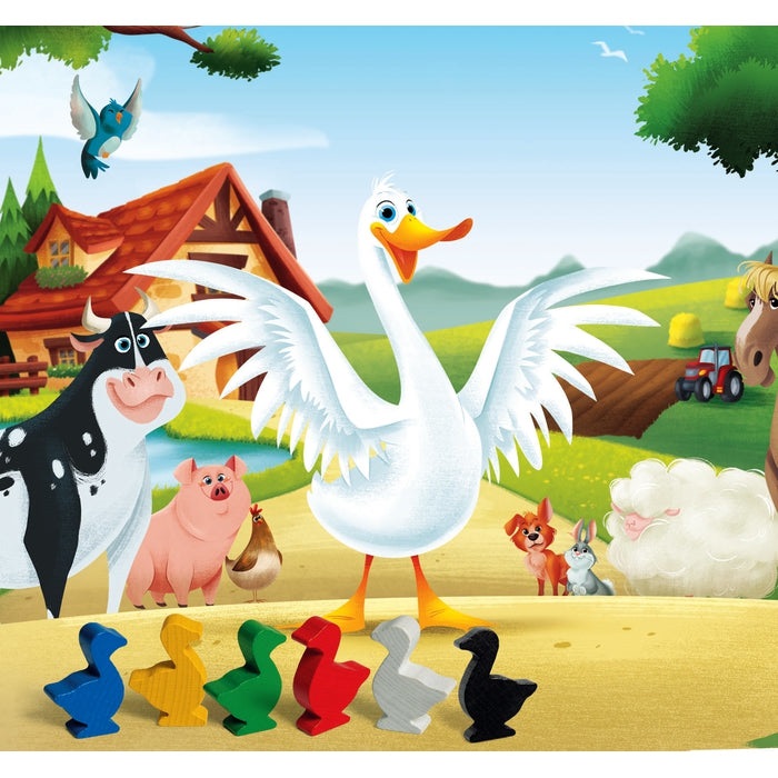 Clementoni 4 in 1 Giochi da Tavolo - Compendio dell'Oca, Battaglia Navale, Dama e Impiccato per Bambini, Gioco in Scatola, 2-12 Giocatori, Made in Italy