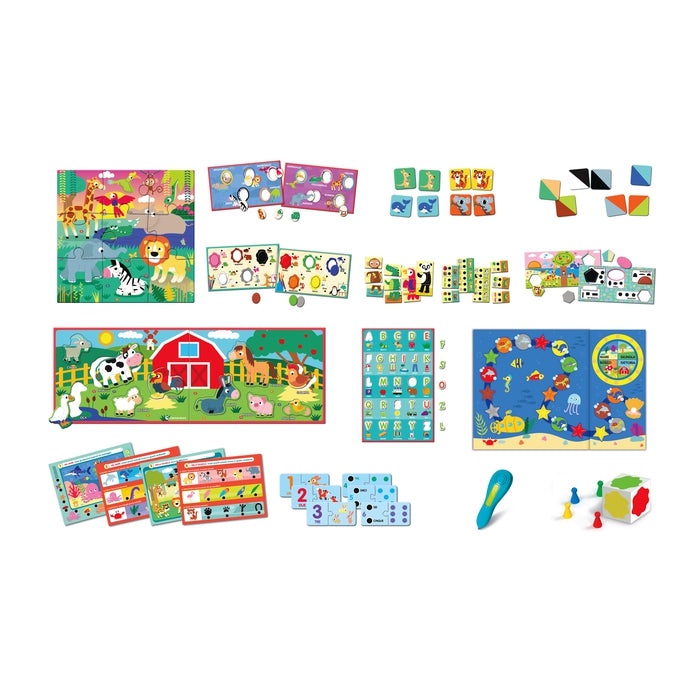 Clementoni Sapientino La Penna Parlante - Gioco Interattivo con 50 Giochi Educativi per Bambini 3-6 Anni, Impara Alfabeto, Numeri, Colori, Forme e Animali