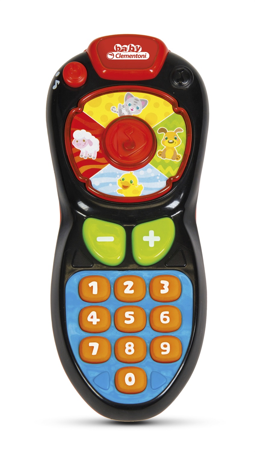 Clementoni Baby Telecomando Elettronico con 10 Tasti, Effetti Sonori e Luminosi
