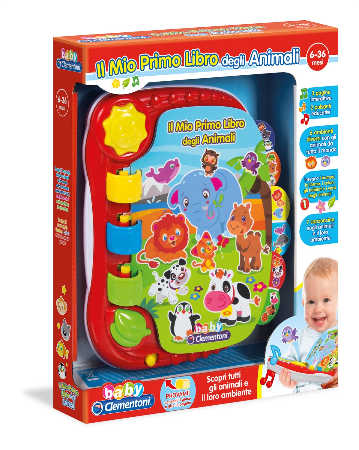 Clementoni Primo Libro Animali