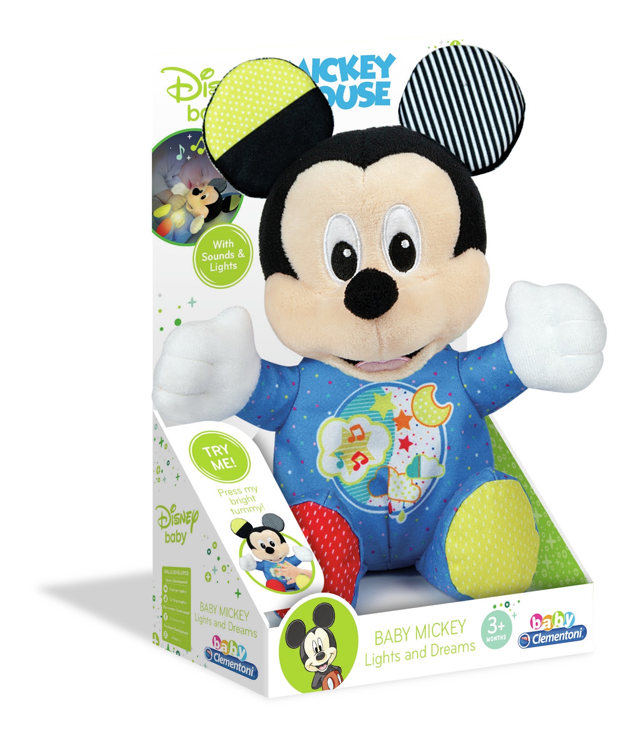 Clementoni Baby Mickey Peluche interattivo