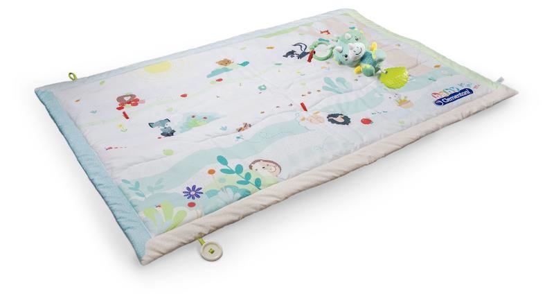 Clementoni Tappeto XL Primi Mesi - Morbido e Imbottito per Neonati con Illustrazioni Colorate