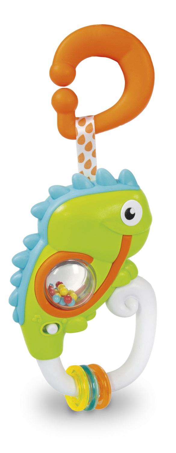 Clementoni Sonaglino Camaleonte Interattivo 17332 - Gioco Prima Infanzia con Melodie ed Effetti Sonori per Bambini 3-36 M