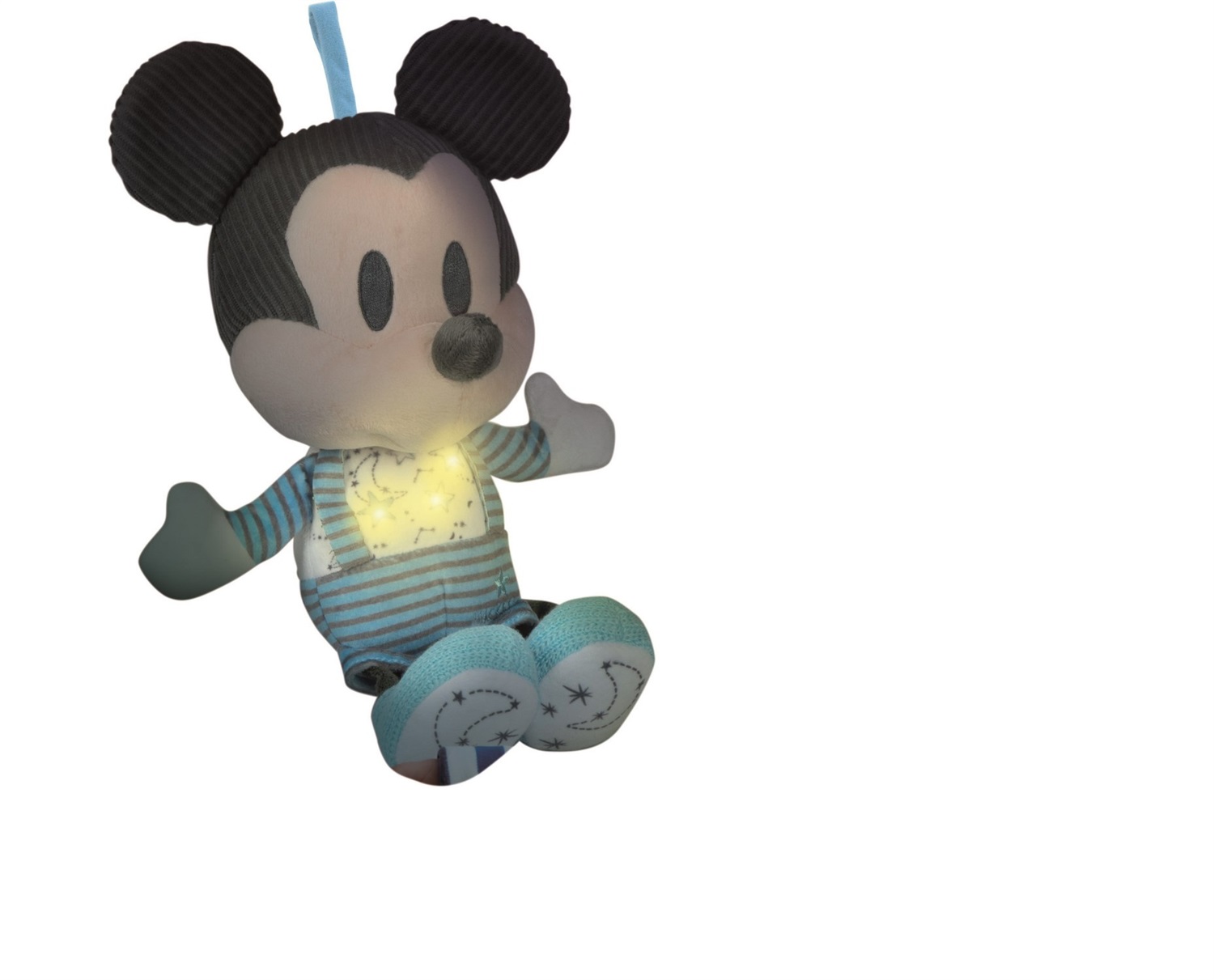 Clementoni 17394 Peluche Interattivo Disney Baby Mickey con Luci e Melodie, 100% Lavabile, Adatto da 6 Mesi