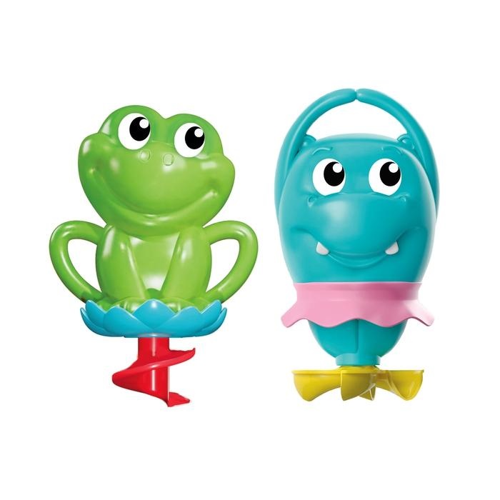 Clementoni Animali Bagnetto - Giocattolo per il bagno Multicolore per bambini da 6 mesi, Gioco d'acqua divertente