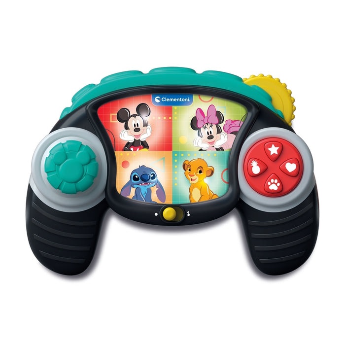 Clementoni Disney Baby - My First Game Controller Joystick per Bambini 12-36 Mesi, con Suoni e Luci, Gioco Imitativo Educativo