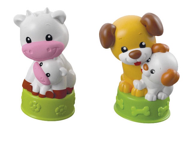 Clementoni - Playset Fattoria Sensoriale con Mattoncini Morbidi per Bambini 10-36 Mesi, Texture in Rilievo e Animali