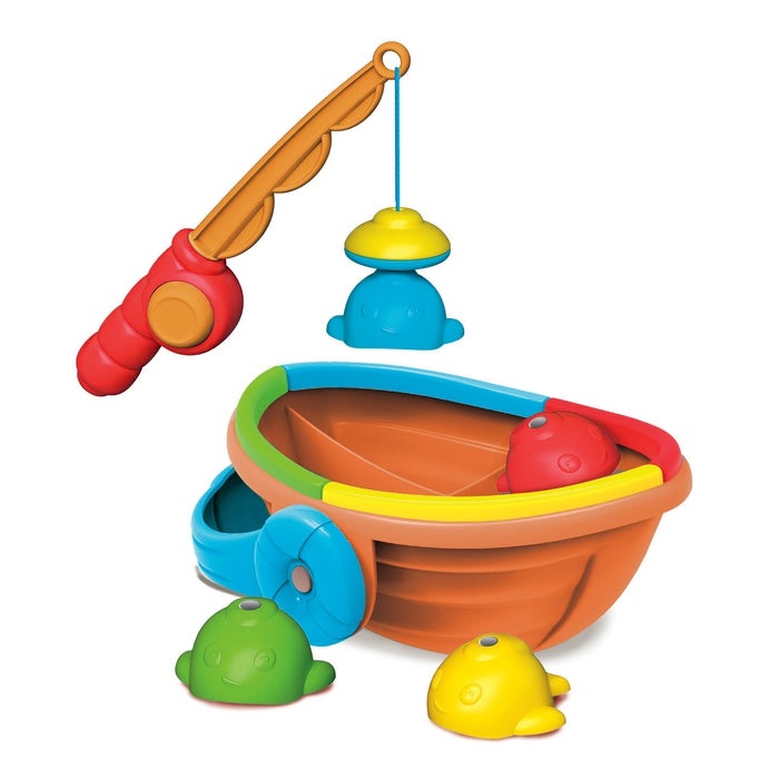 Clementoni Baby Colour Fishing - Gioco Educativo da Pesca per Bambini 12-36 Mesi con 4 Pesciolini Colorati, Stimola Coordinazione e Logica, Made in Italy, Linea Play for Future