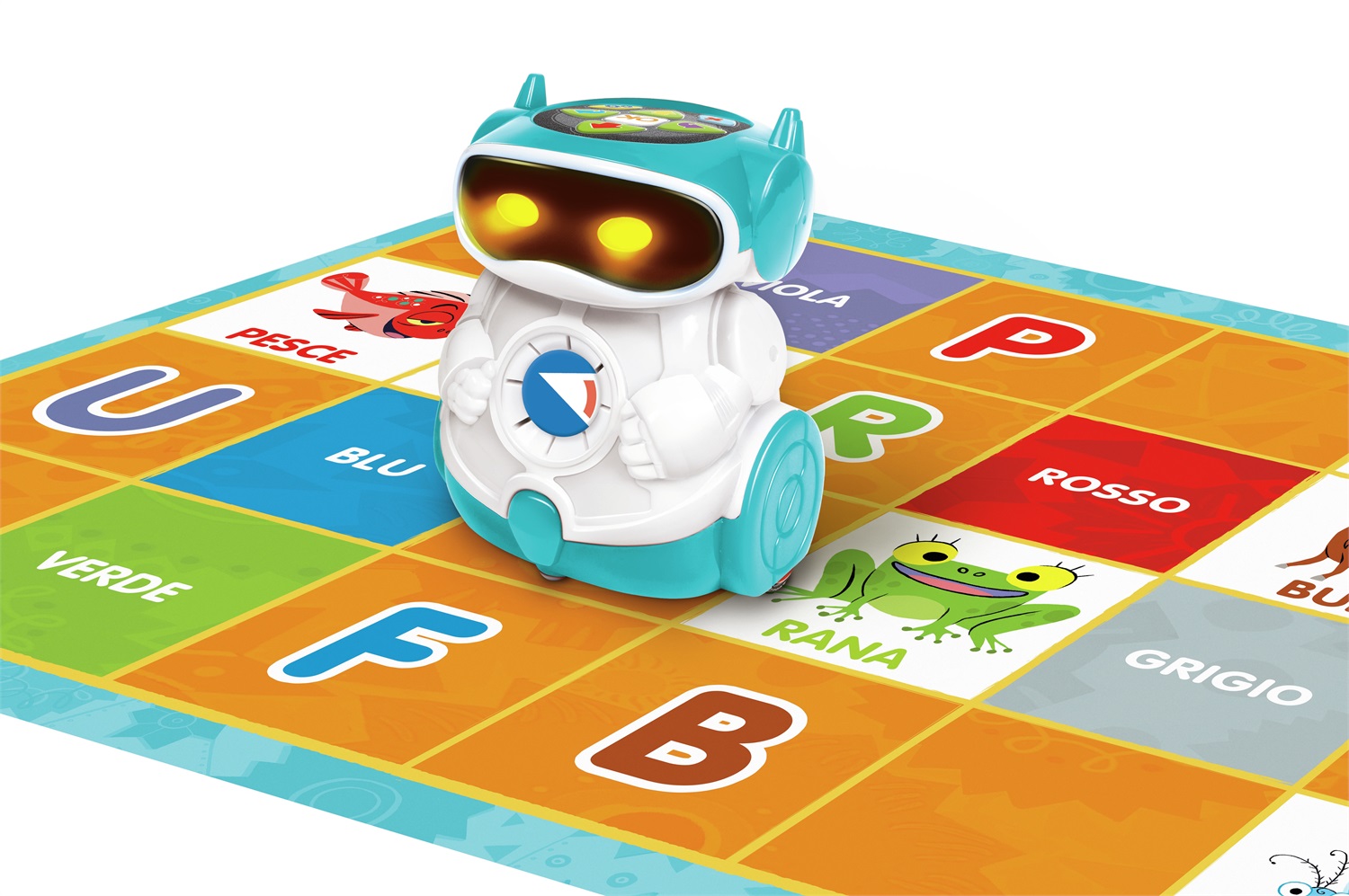 Clementoni Sapientino DOC - Robottino Educativo Interattivo per Bambini 5 Anni - Insegna Lettere, Numeri, Colori e Programmazione