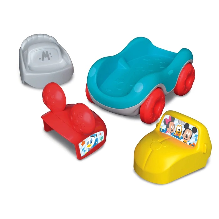 Clementoni Macchinina Componibile Disney Baby - Puzzle Tridimensionale per Bambini 12M