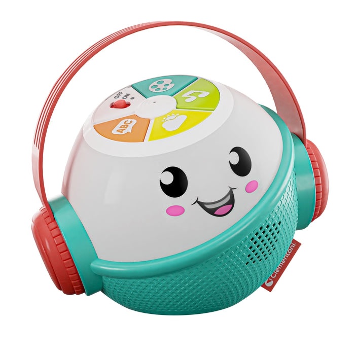 Clementoni Dixi Musica e Parole 17735 - Gioco Interattivo Smart Speaker per Bambini 9-36 Mesi con Luci e Microfono