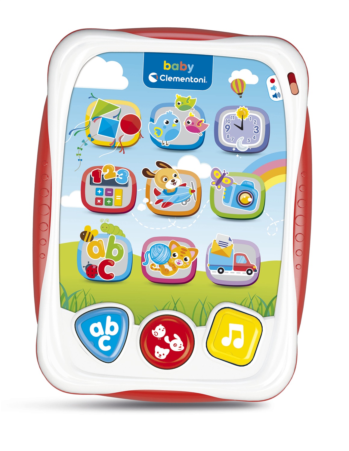 Clementoni - Il Mio Primo Tablet Parlante Educativo con Luci e Suoni per Bambini 12-36 Mesi