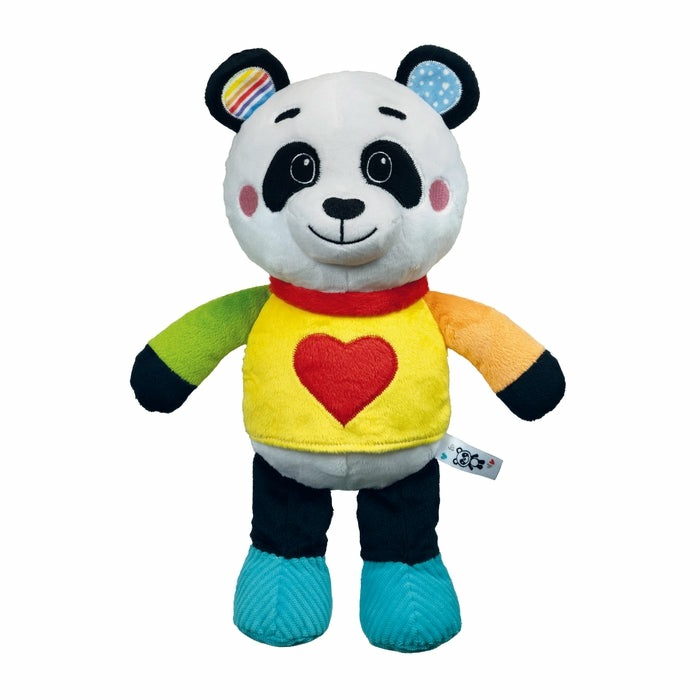 Clementoni Love Me Panda 17793 - Peluche Interattivo con Luci e Suoni per Bambini 0-36 Mesi