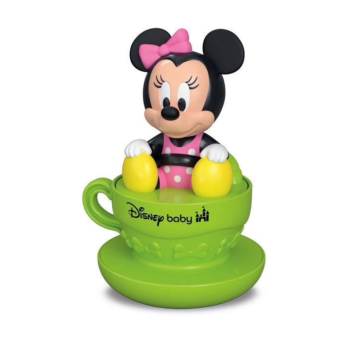 Clementoni Disney Baby Spinning Characters - Tazza Trottola con Topolino, Minnie, Paperino e Stitch - Modelli Assortiti