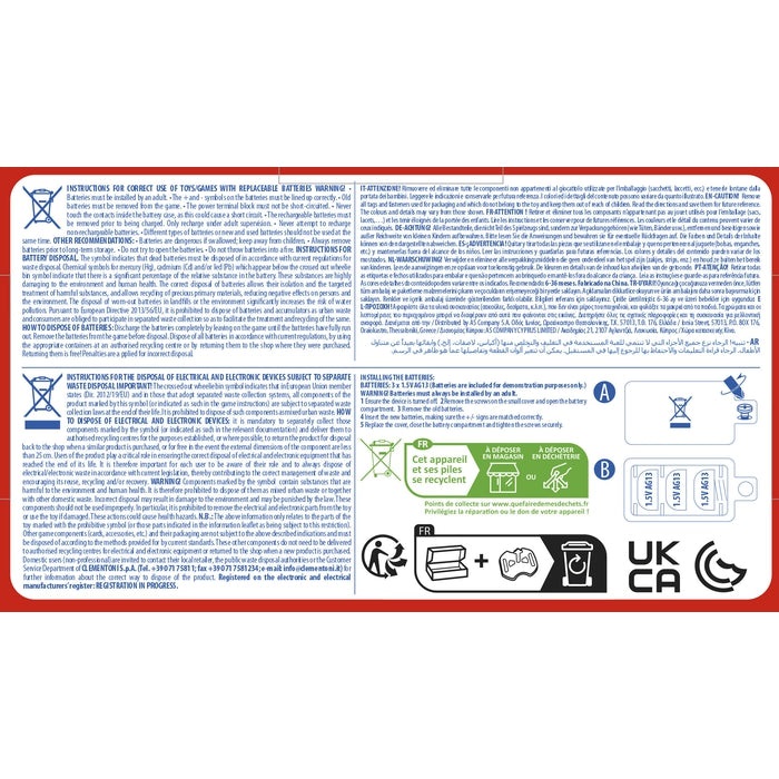 Clementoni Round & Round Animals - Gioco Interattivo con Ventosa per Seggiolone, 6-36 mesi, Include Elica e Anellini, Multicolore