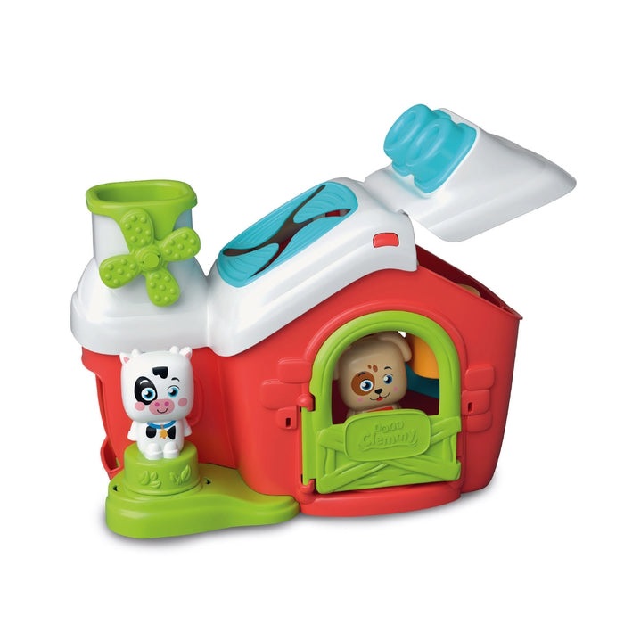 Clementoni Soft Clemmy Sensory Farm 17993 - Playset Fattoria con Mattoncini Morbidi, Personaggi e Attività Meccaniche per Bambini 6-36 Mesi