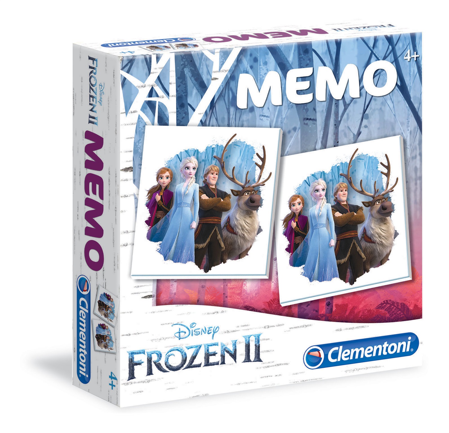 Clementoni 18052 Memo Game Disney Frozen 2 - Gioco di memoria e associazione per bambini dai 3 anni - Gioco da tavolo educativo - Made in Italy