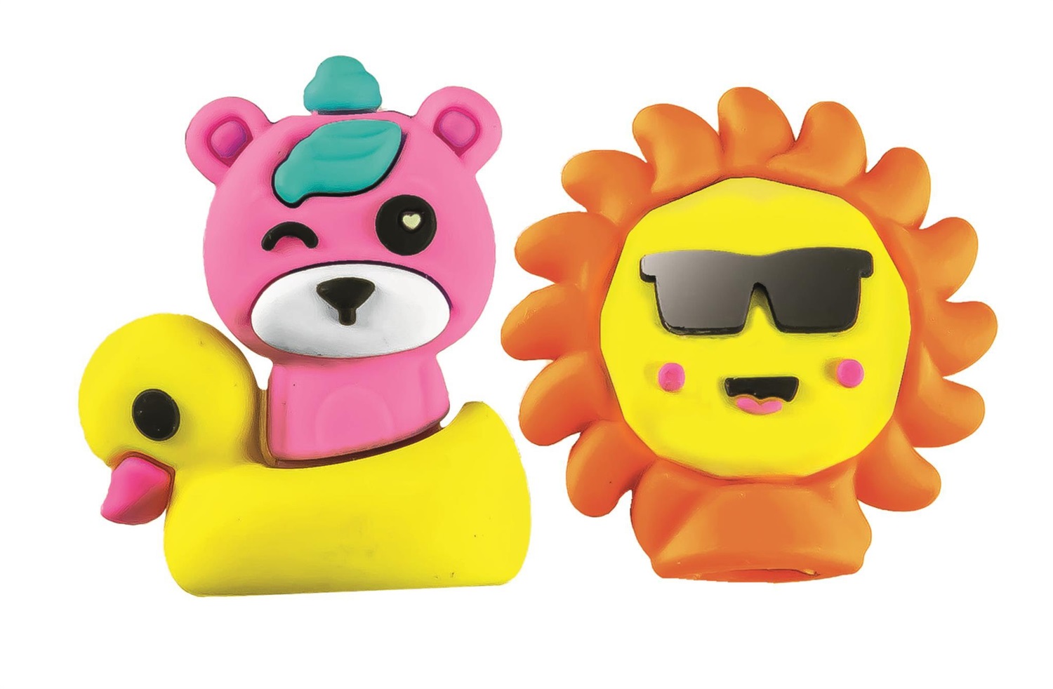 Clementoni 18130 Create Your Highlighters Crazy Summer - Kit Creativo per Bambini con 2 Evidenziatori Personalizzabili e Accessori