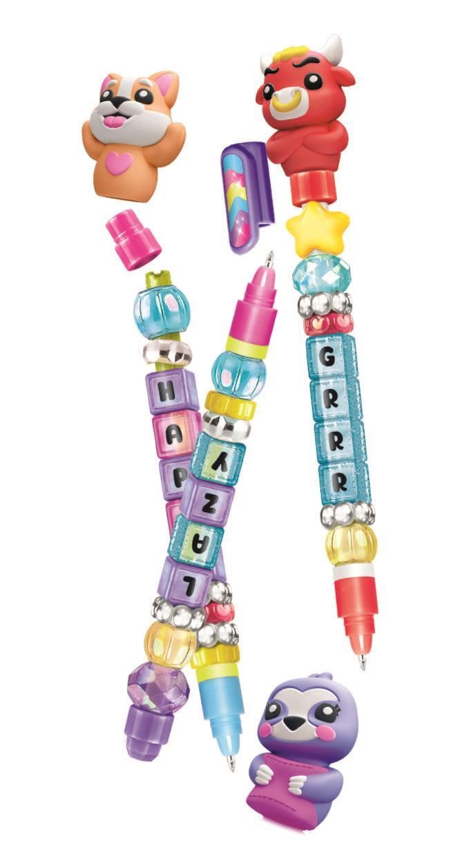 Clementoni Idea - Kit Creativo Mini Lab Penne Message Feelings per Bambini 6 Anni
