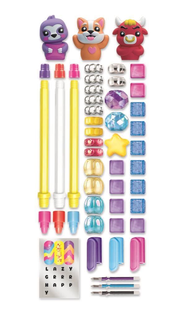 Clementoni Idea - Kit Creativo Mini Lab Penne Message Feelings per Bambini 6 Anni