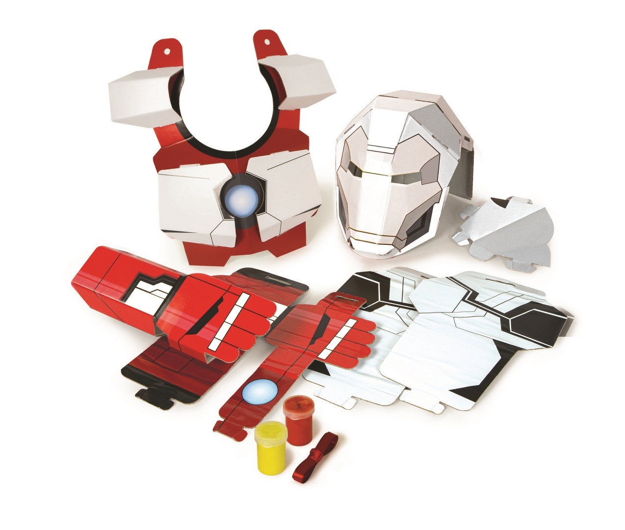 Clementoni 18609 Maschera Marvel Iron Man - Gioco Creativo in Cartone per Bambini 5 Anni