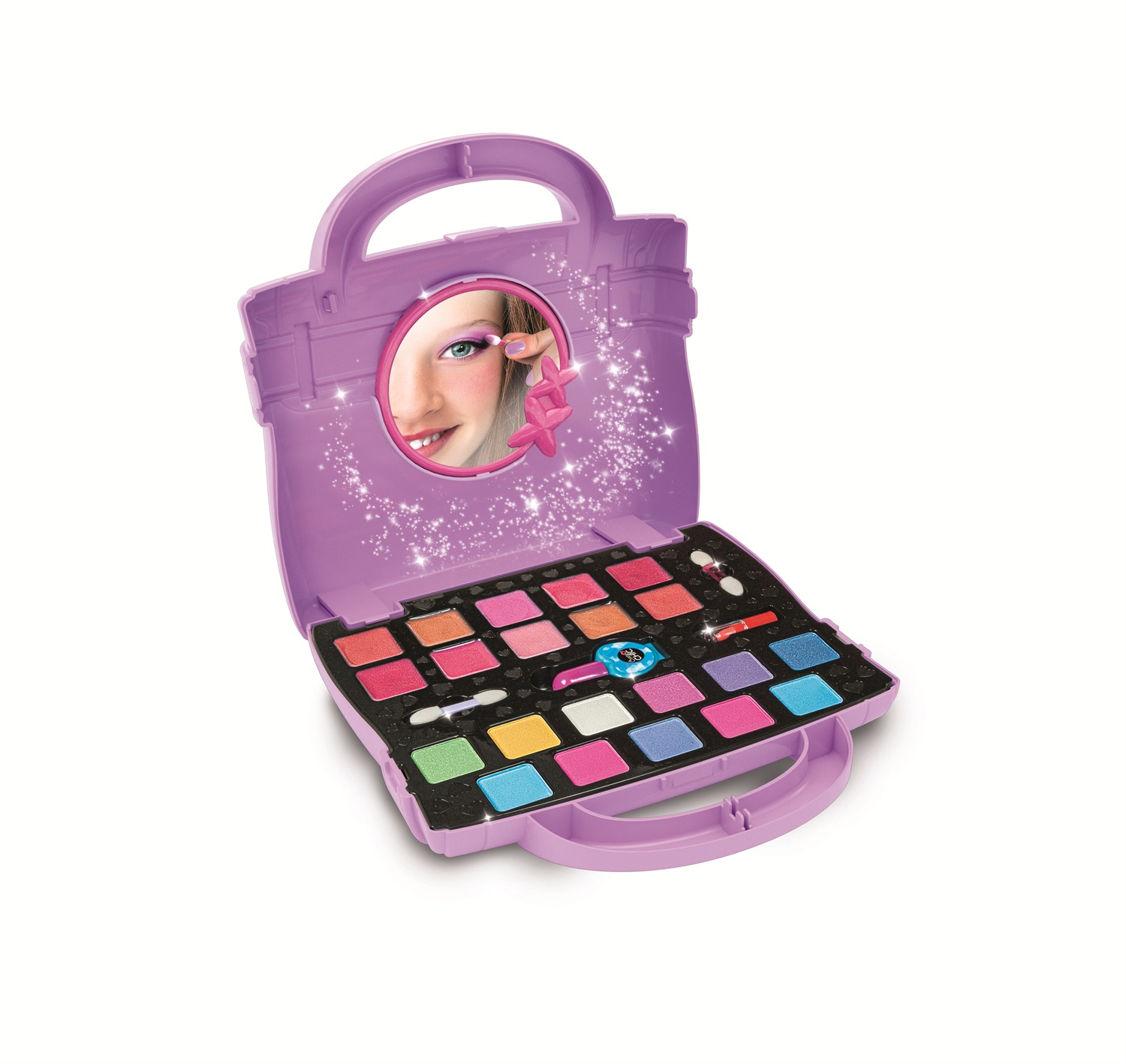 Clementoni Crazy Chic 18665 Miss Bag - Borsetta per Makeup con Trucchi e Design alla Moda
