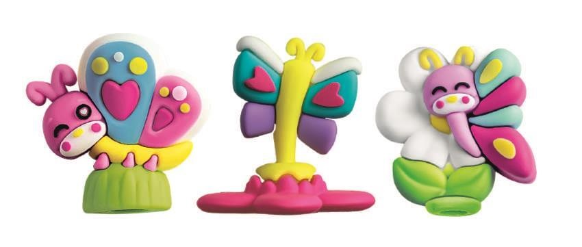 Clementoni Create Your Pens: Wonderful Butterflies - Kit Creativo per Bambini 6 Anni con 3 Penne Personalizzabili, Inchiostri e Accessori