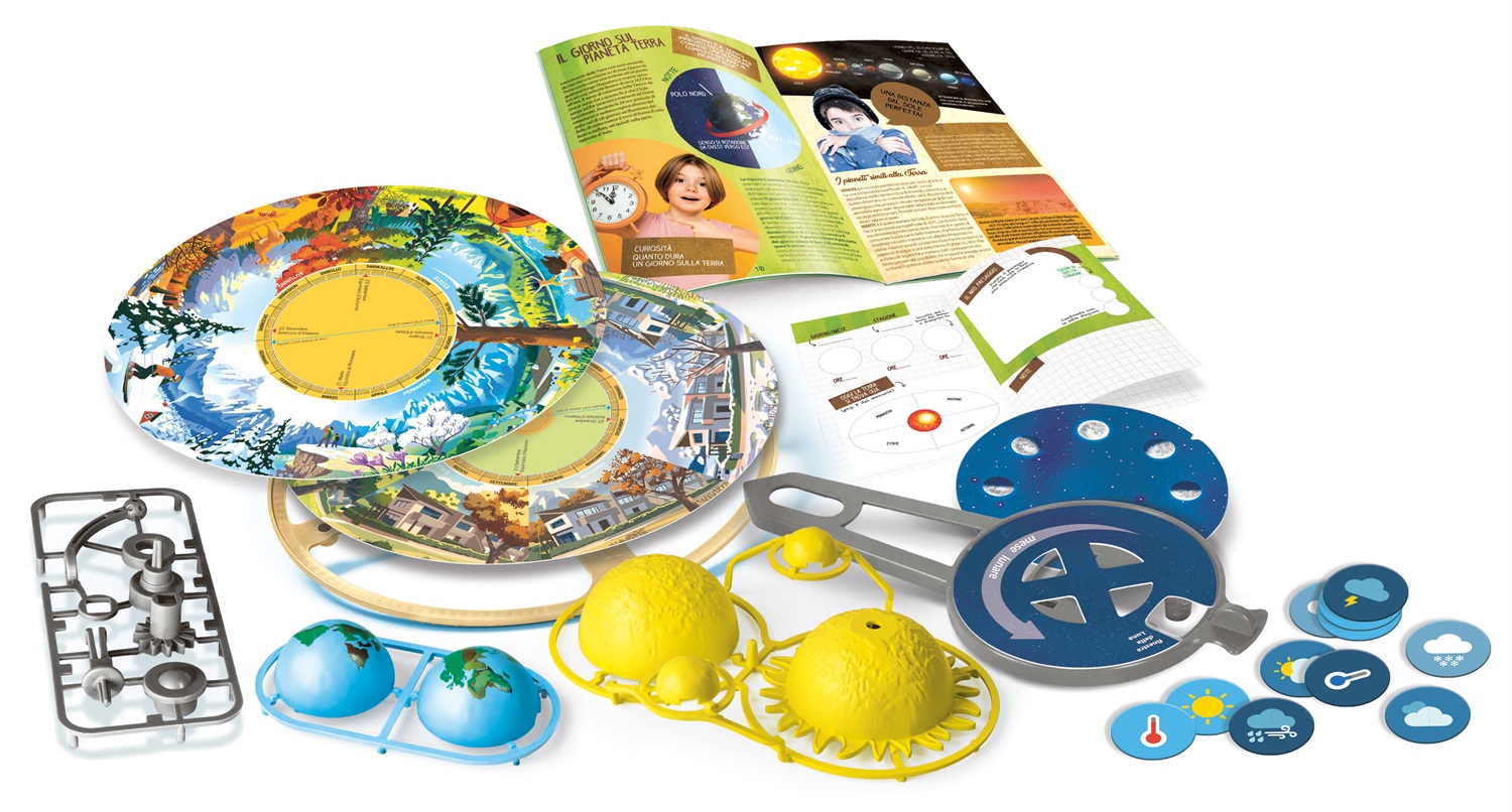 Clementoni 19159 Gioco Scientifico Pianeta Terra - Esplora il Sistema Solare, Multicolore, 34 x 8.3 x 28 cm
