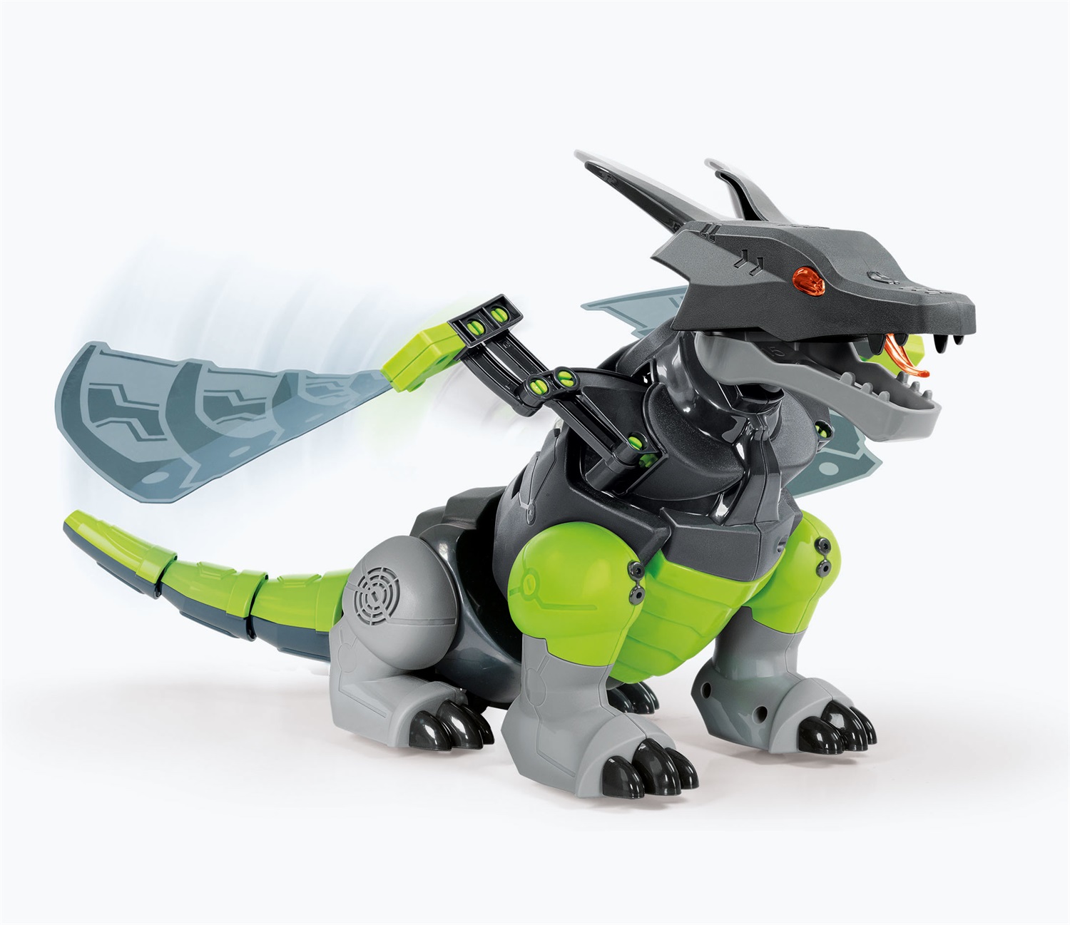 Clementoni Mecha Dragon Robot - Set da Costruzione Interattivo con 3 Motori e Sensori, per Bambini da 8 Anni