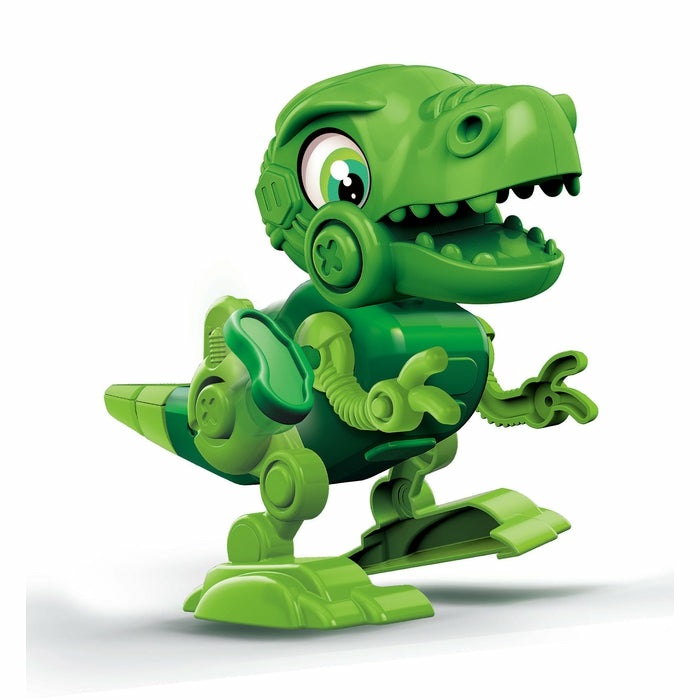 Clementoni Dino Bot T-Rex - Giocattolo e Kit di Scienza per Bambini, Laboratorio Robotica, Sviluppo Manualità e Pensiero Logico, STEM, Made in Italy