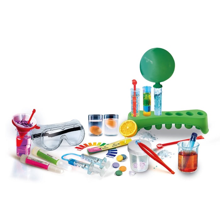 Clementoni Scienza & Gioco - Laboratorio di Chimica per Bambini 8 Anni, Kit Educativo con Esperimenti e Strumenti Scientifici, Made in Italy, Lingua Italiana, Cod. 19378