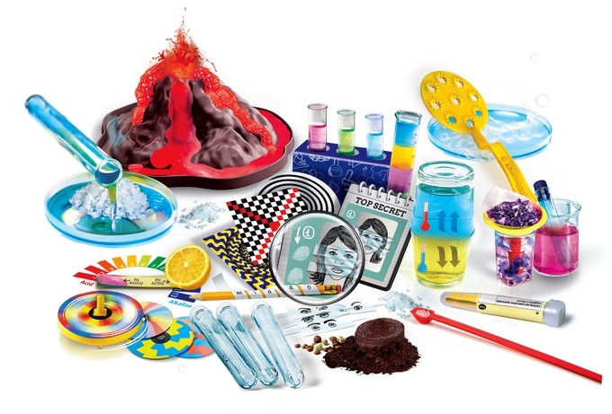 Clementoni Scienza e Gioco Lab - Laboratorio di Scienze con oltre 100 Esperimenti per Bambini 8 Anni, Chimica, Fisica, Botanica, Made in Italy
