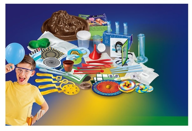 Clementoni Scienza e Gioco Lab - Laboratorio di Scienze con oltre 100 Esperimenti per Bambini 8 Anni, Chimica, Fisica, Botanica, Made in Italy