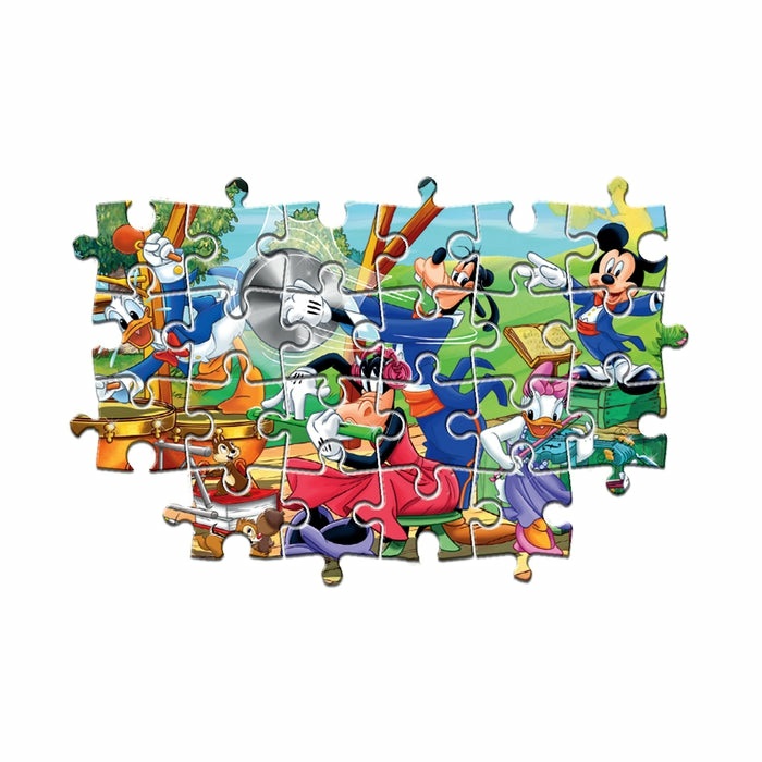 Clementoni Supercolor 24218 Puzzle Maxi 24 Pezzi Mickey Mouse e Friends - Made in Italy, per Bambini 3 Anni