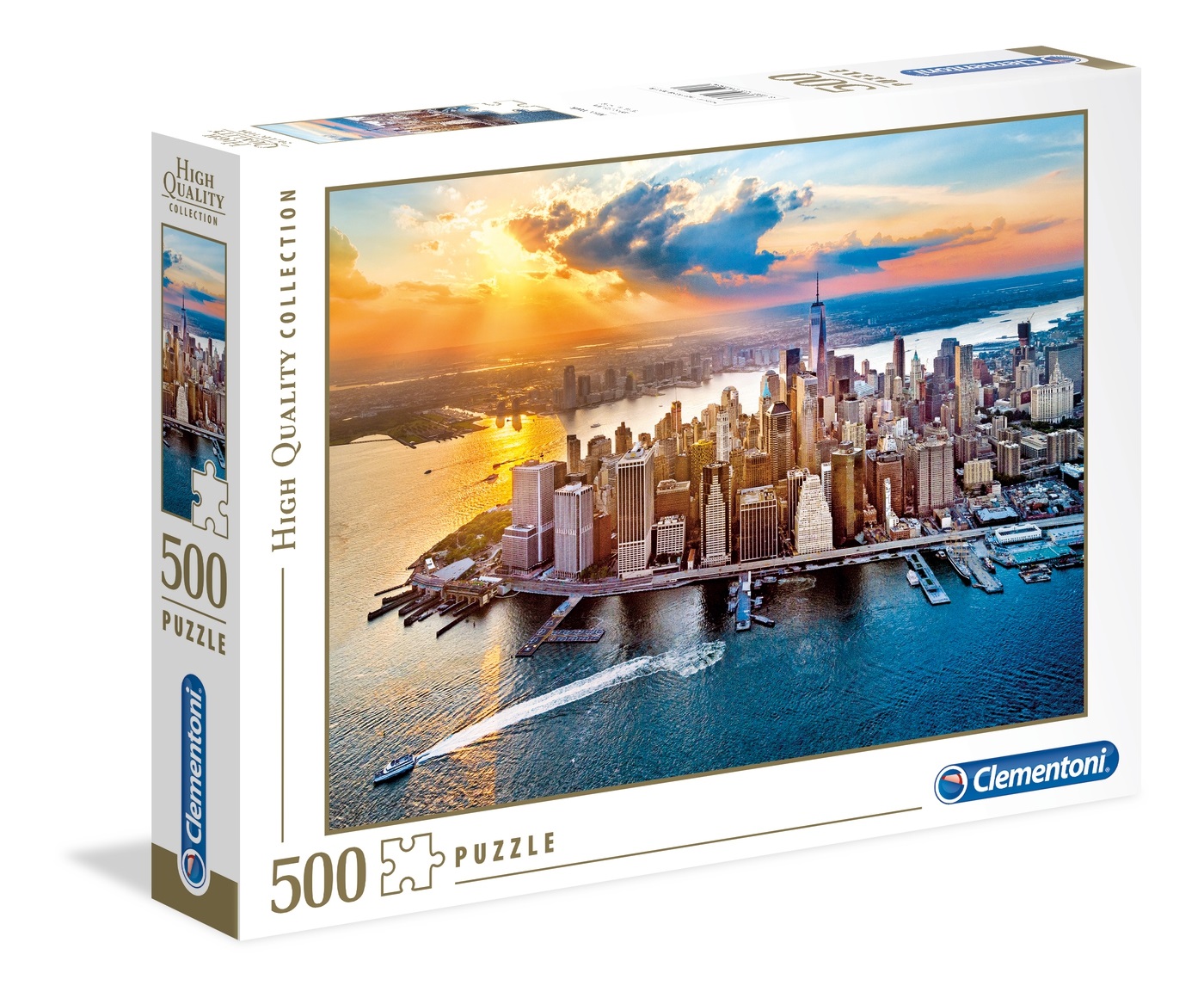 Clementoni Puzzle New York Collection 500 pezzi - Alta qualità, dimensioni 49 x 36 cm
