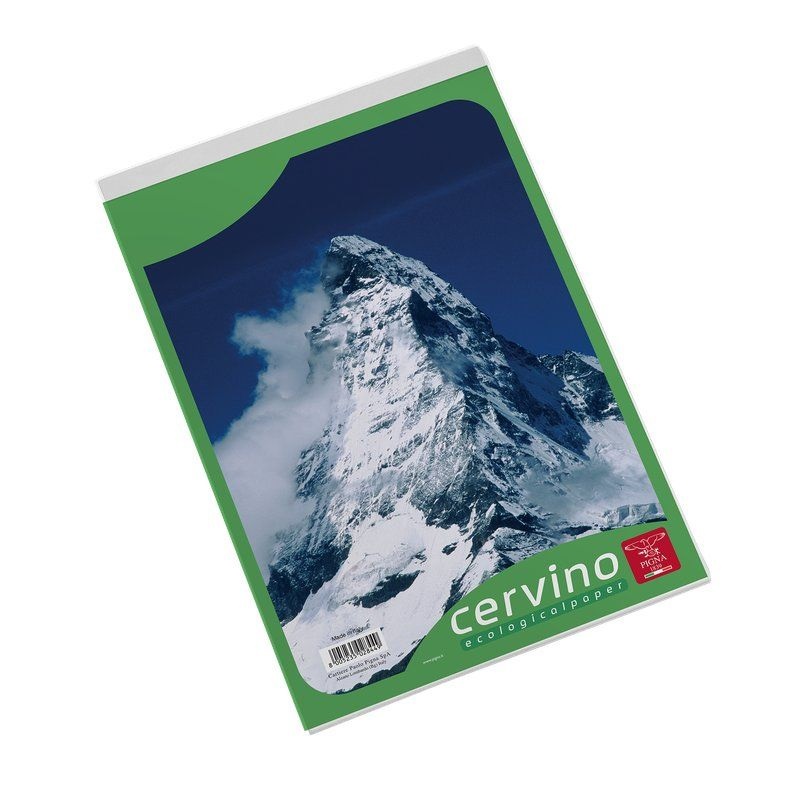 Pigna Cervino Quaderno A6 - 50 Fogli Quadretti 5mm - Rilegatura a Punto Metallico - Confezione da 20 Pezzi