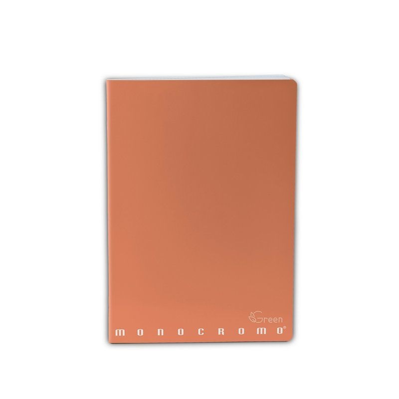 Pigna Maxi Monocromo Green Quaderno A4 80 Pagine Righe con Margine in Carta Riciclata - Confezione da 10