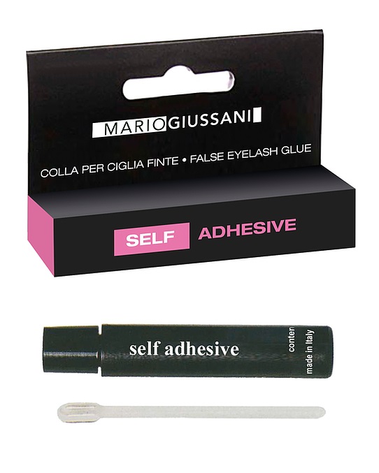 Mario Giussani Colla Self Adhesive Bianca - Colla per Ciglia Finte Dermocompatibile, Facile da Rimuovere