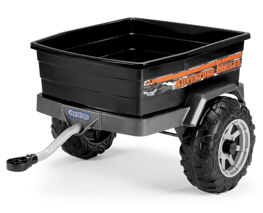 YALDONE IGTR0937 Rimorchio Trattore Cavalcabile per Bambini - Colore Nero, Materiale Plastica, Età 2 Anni