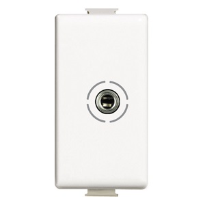 BTicino AM4280 Presa Audio Jack 3,5 mm Bianco - 1 Modulo Serie Matix